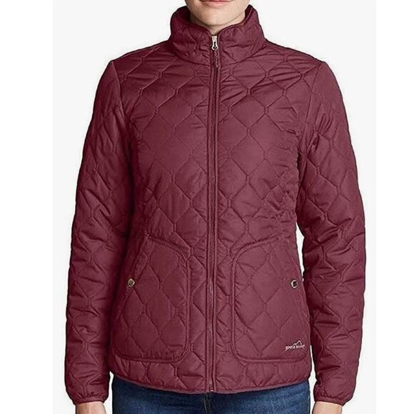 Eddie Bauer  full zip quilted‎ insulated puffer jacket - Picture 1 of 8
